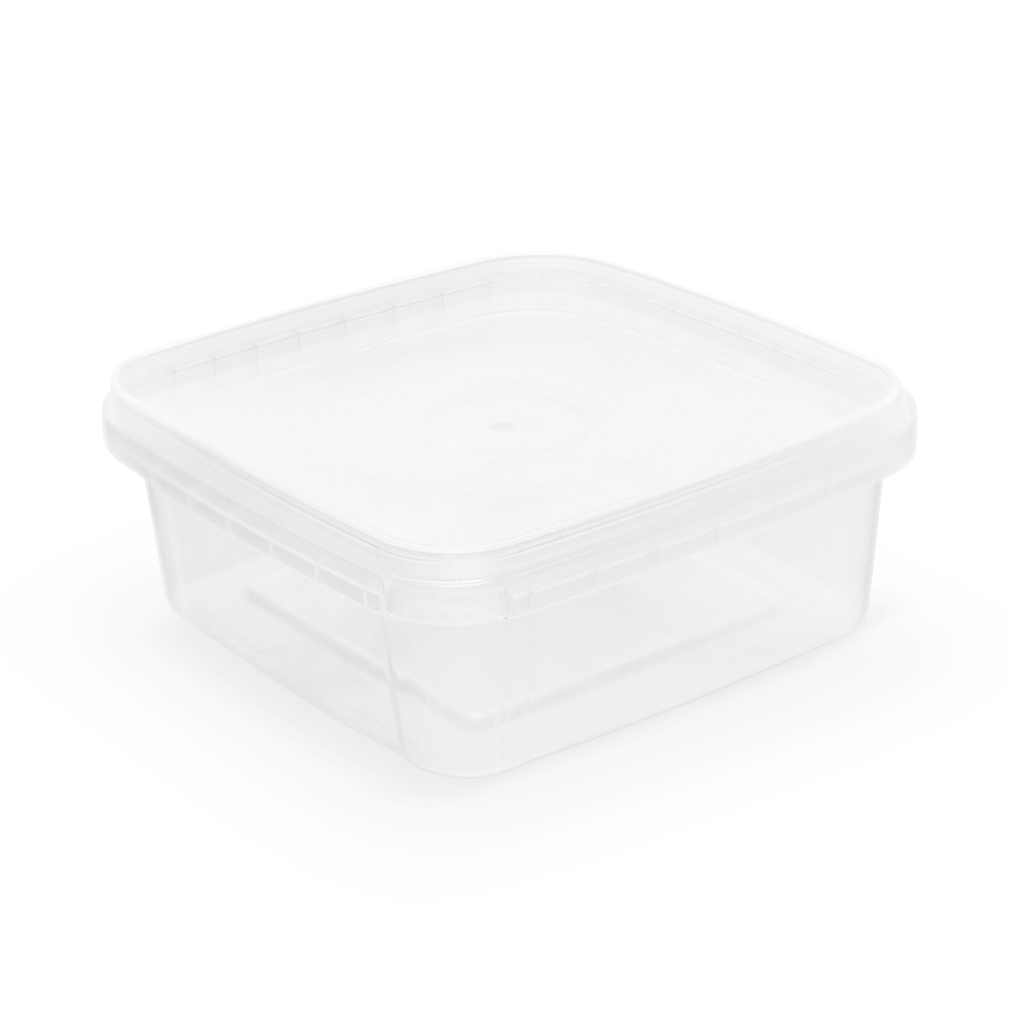 Square Deli Container 8 Oz half Lb 10 pk EZstack square-deli-container-8-oz-half-lb-10-pk-ezstack