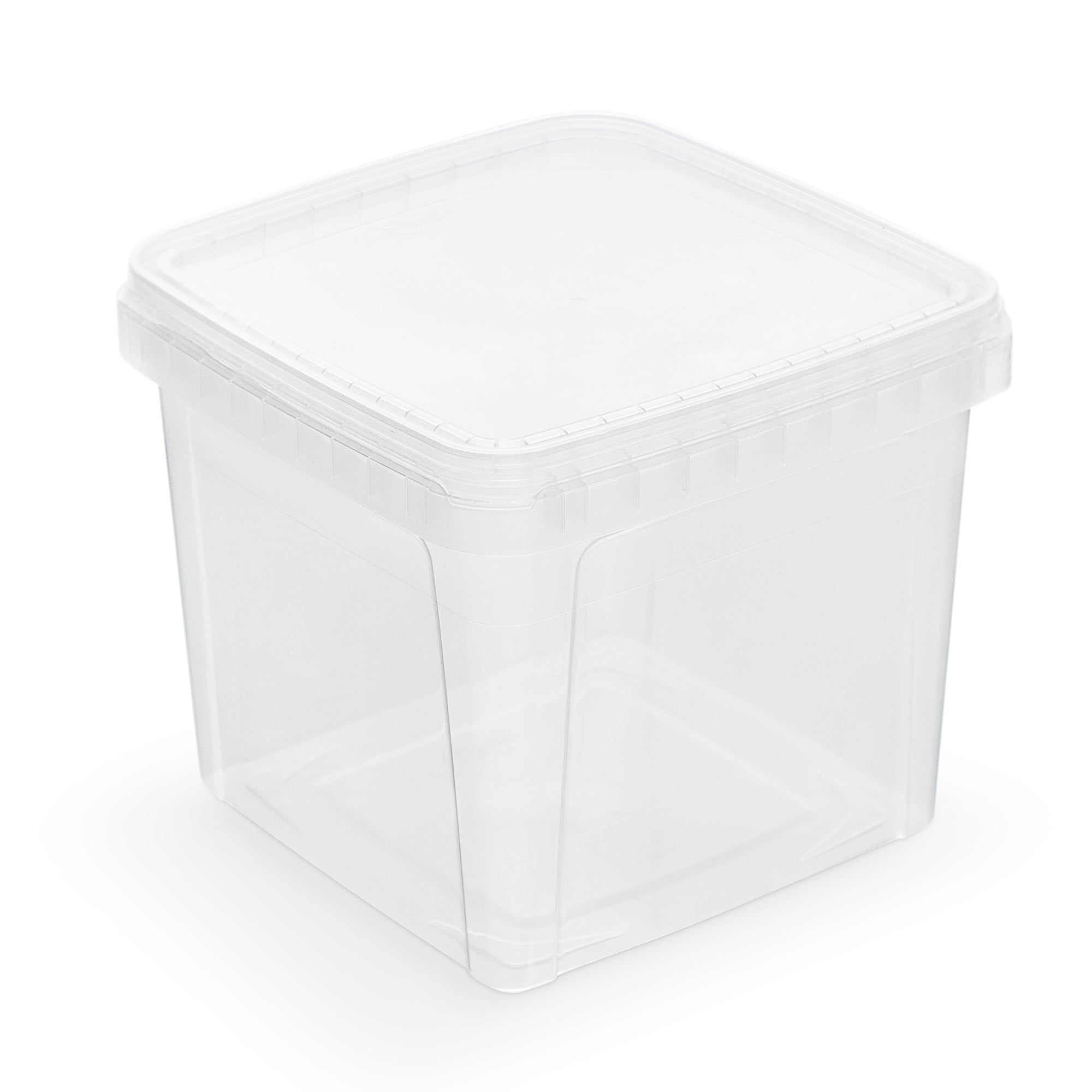 Square Deli Container 64 Oz 4 Lb 10 pk EZstack square-deli-container-64-oz-4-lb-10-pk-ezstack